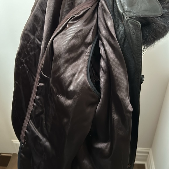Dimitri Européen Collection Winter Lamb Leather Coat - Picture 9 of 11